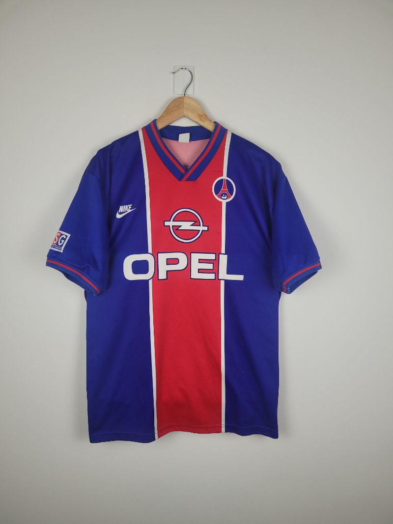 Original PSG Home Jersey *Player-Issue* 1995-1996 #19 of Jérôme Leroy - XL