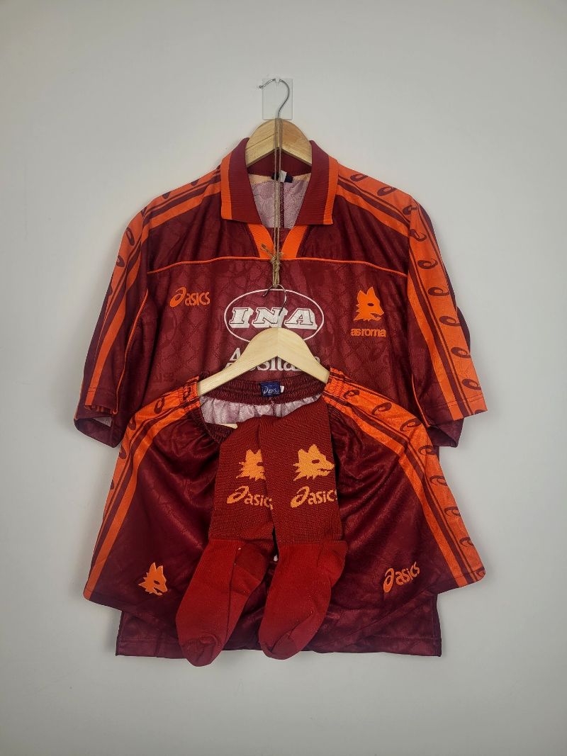 Original AS Roma Home Jersey & Short 1995-1996 - M