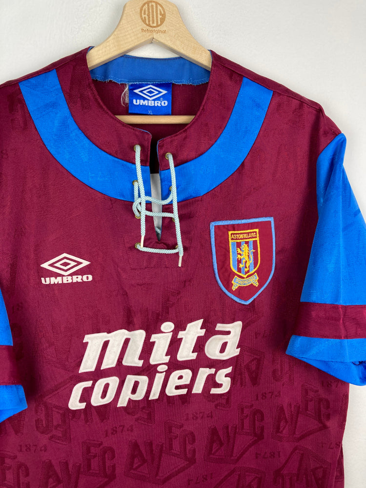 
                  
                    Original Aston Villa FC Home Jersey 1992-1993 - XL
                  
                