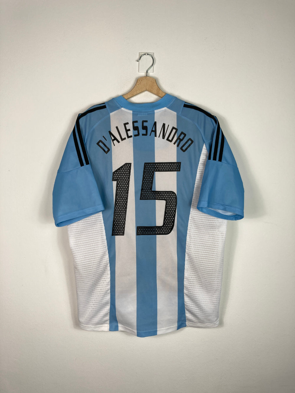 Original Argentina Home Jersey 2002-2004 #15 D'Alessandro - XL