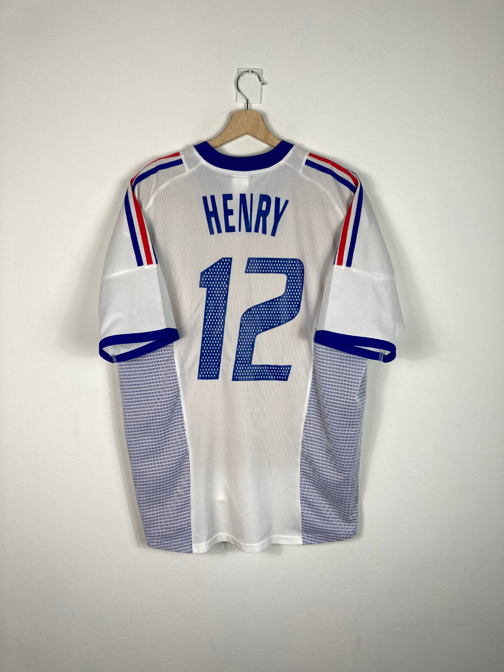 Original France Away Jersey 2002-2004 #12 Henry - XL