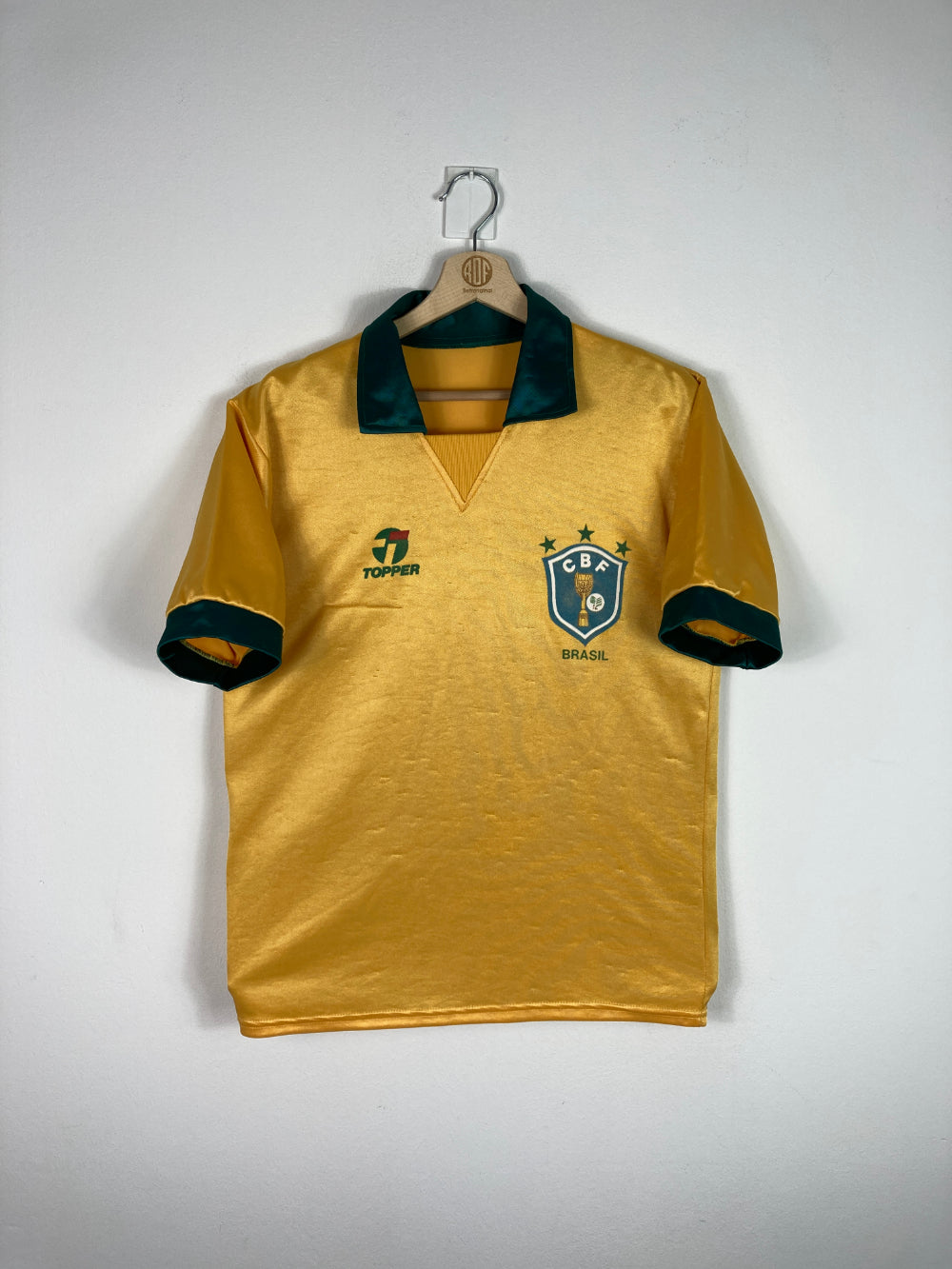 Original Brazil Home Jersey 1988-1991 - L