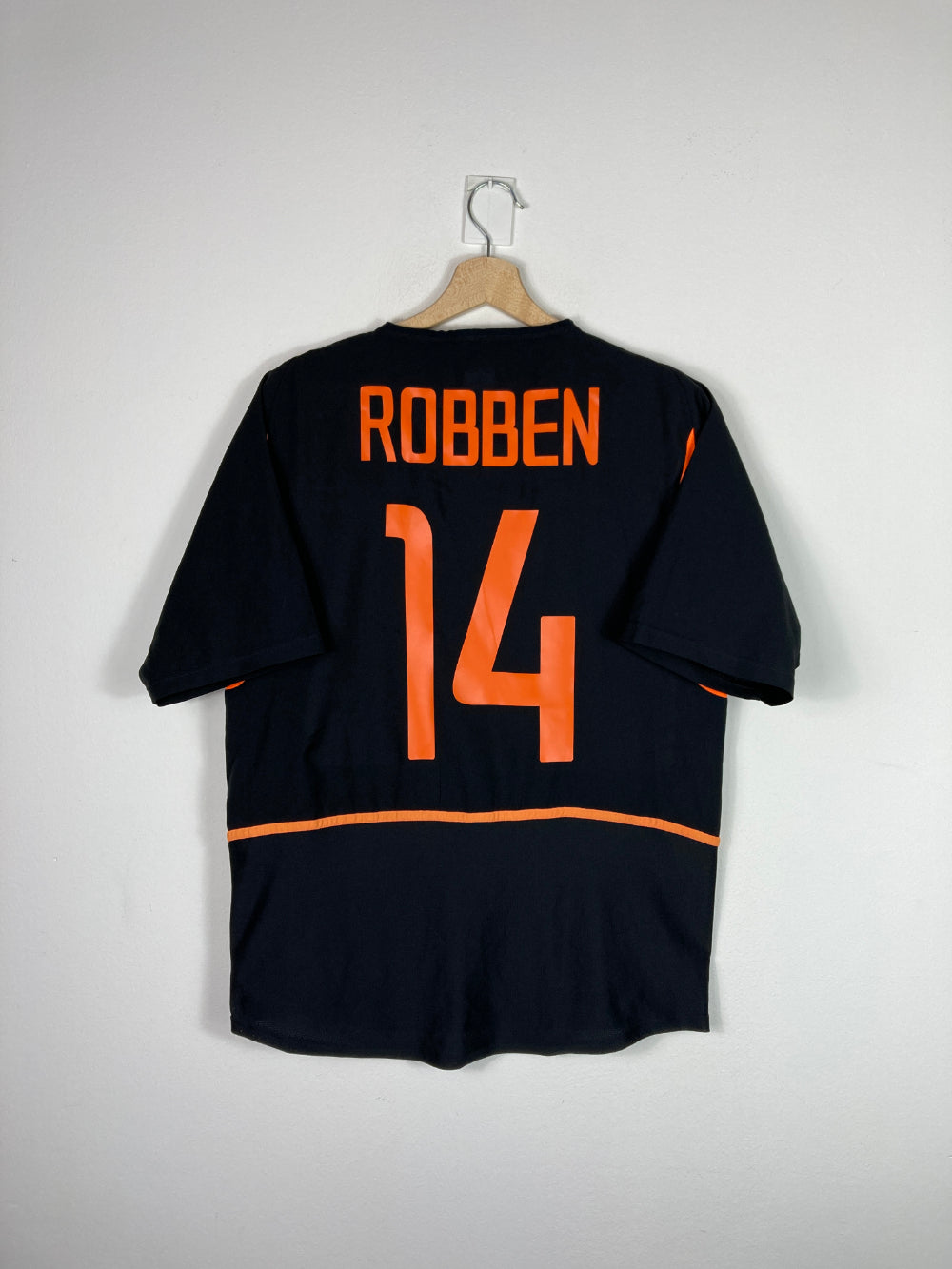 Original Holland Away Jersey 2002-2004 #14 Robben - M