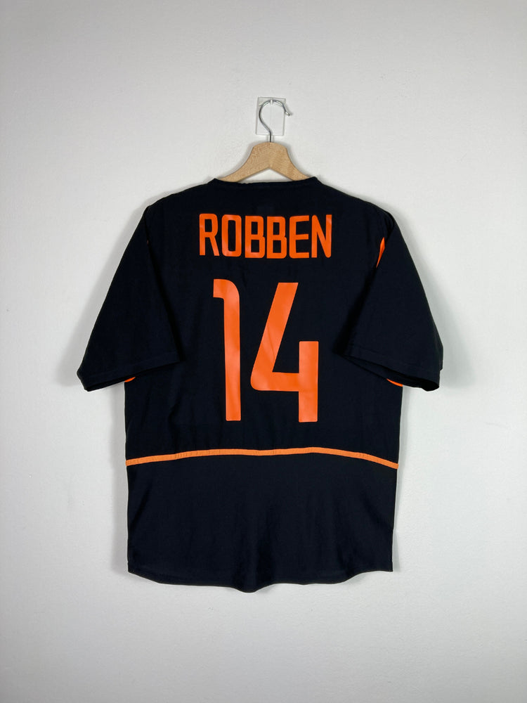 
                  
                    Original Holland Away Jersey 2002-2004 #14 Robben - M
                  
                