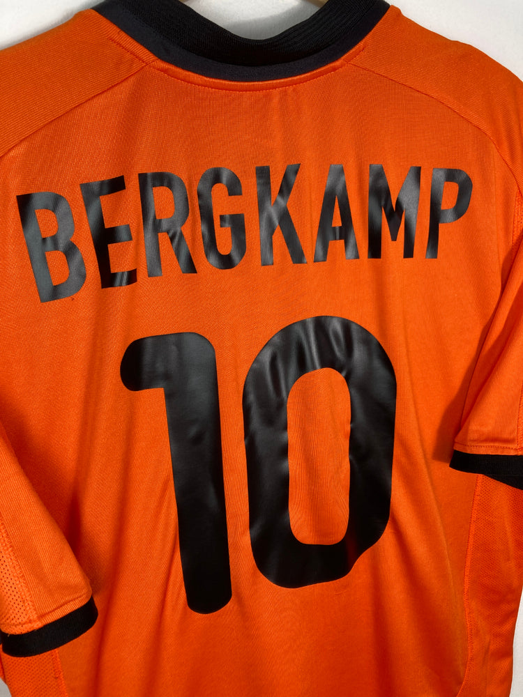 
                  
                    Original Holland Home Jersey 2000-2002 #10 Bergkamp - XL
                  
                