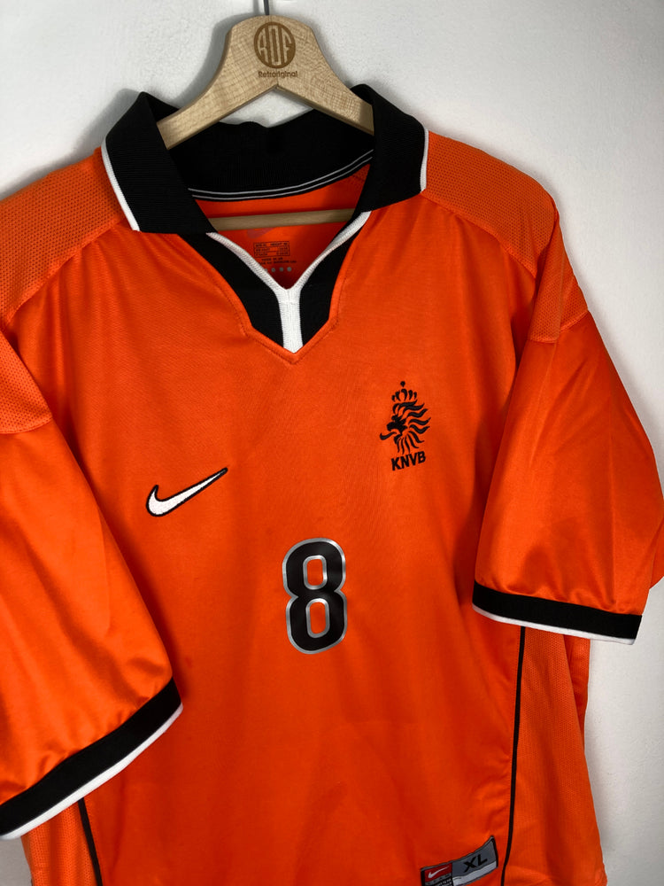 
                  
                    Original Holland Home Jersey 1998-2000 #8 Bergkamp - XL
                  
                