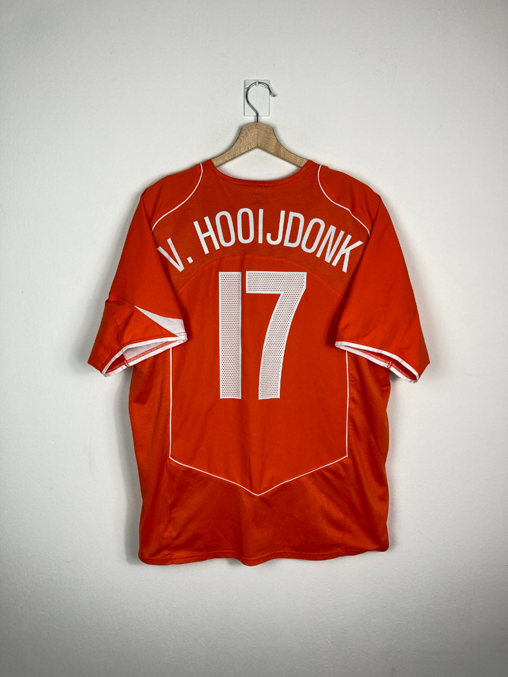 Original Holland Home Jersey 2004-2006 #17 v. Hooijdonk - XL