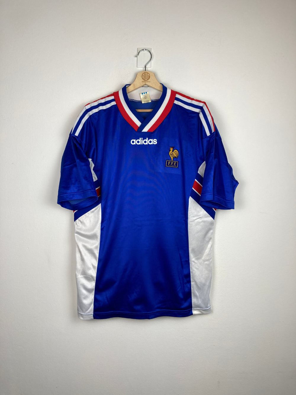 Original France *Matchworn U21* Home Jersey 1996 #5 - L