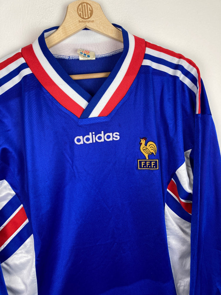 
                  
                    Original France *Matchworn U21* Home Jersey 1996 #12 - L
                  
                