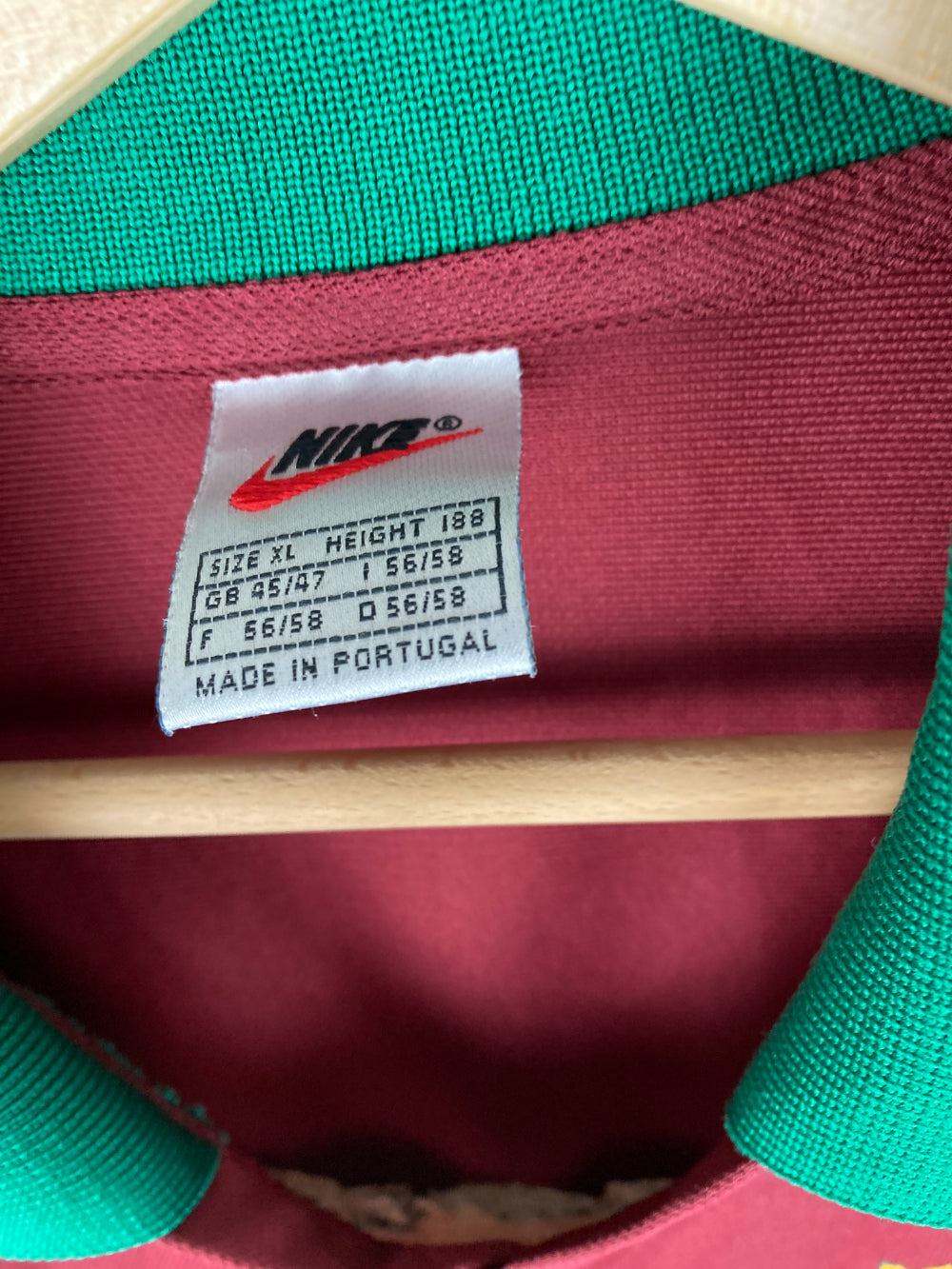 Original Portugal Home Jersey 1997-1998 - XL