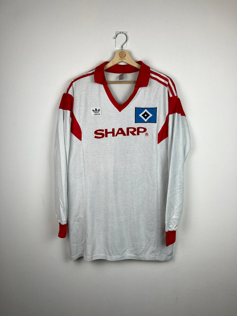 Original Hamburg SV Home Jersey 1987-1988 #4 - XL