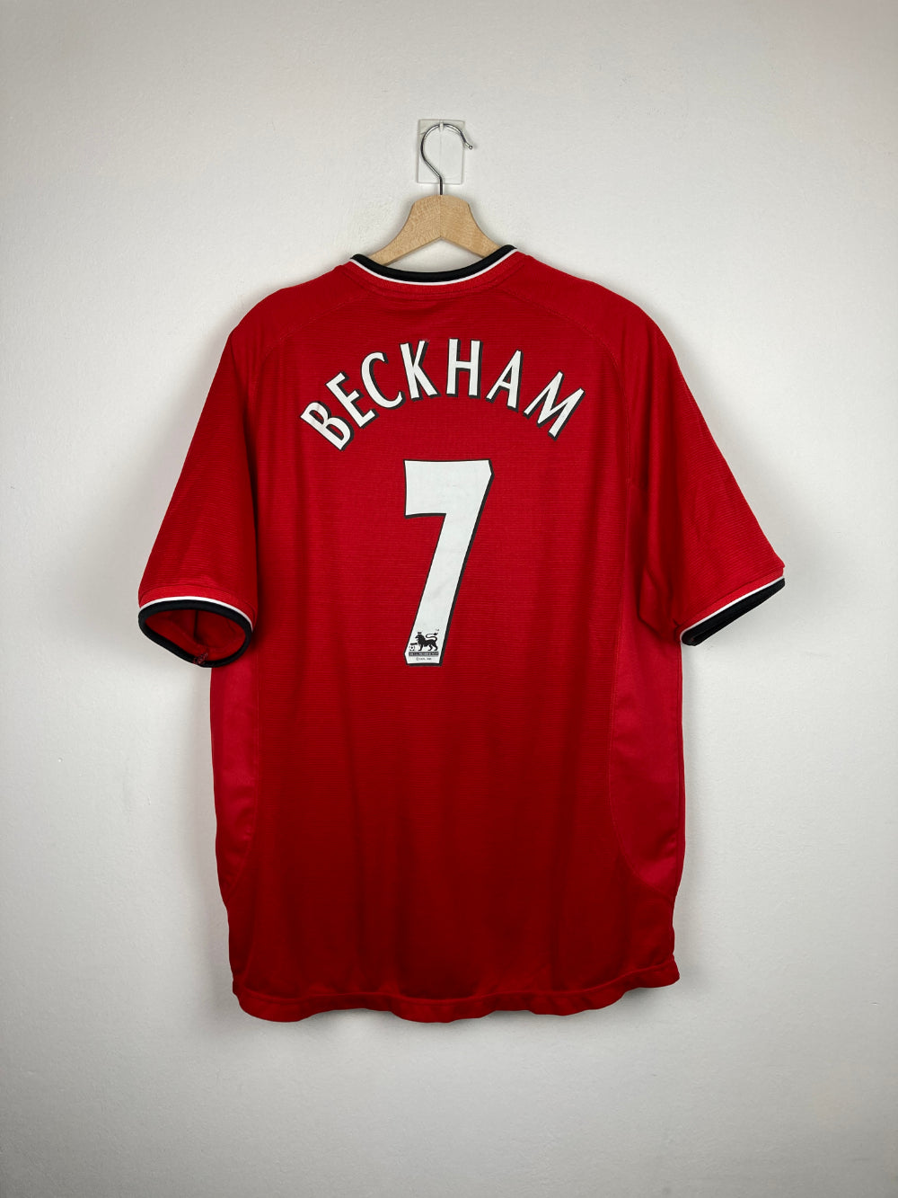 Original Manchester United FC Home Jersey 2000-2002 #7 Beckham - XL