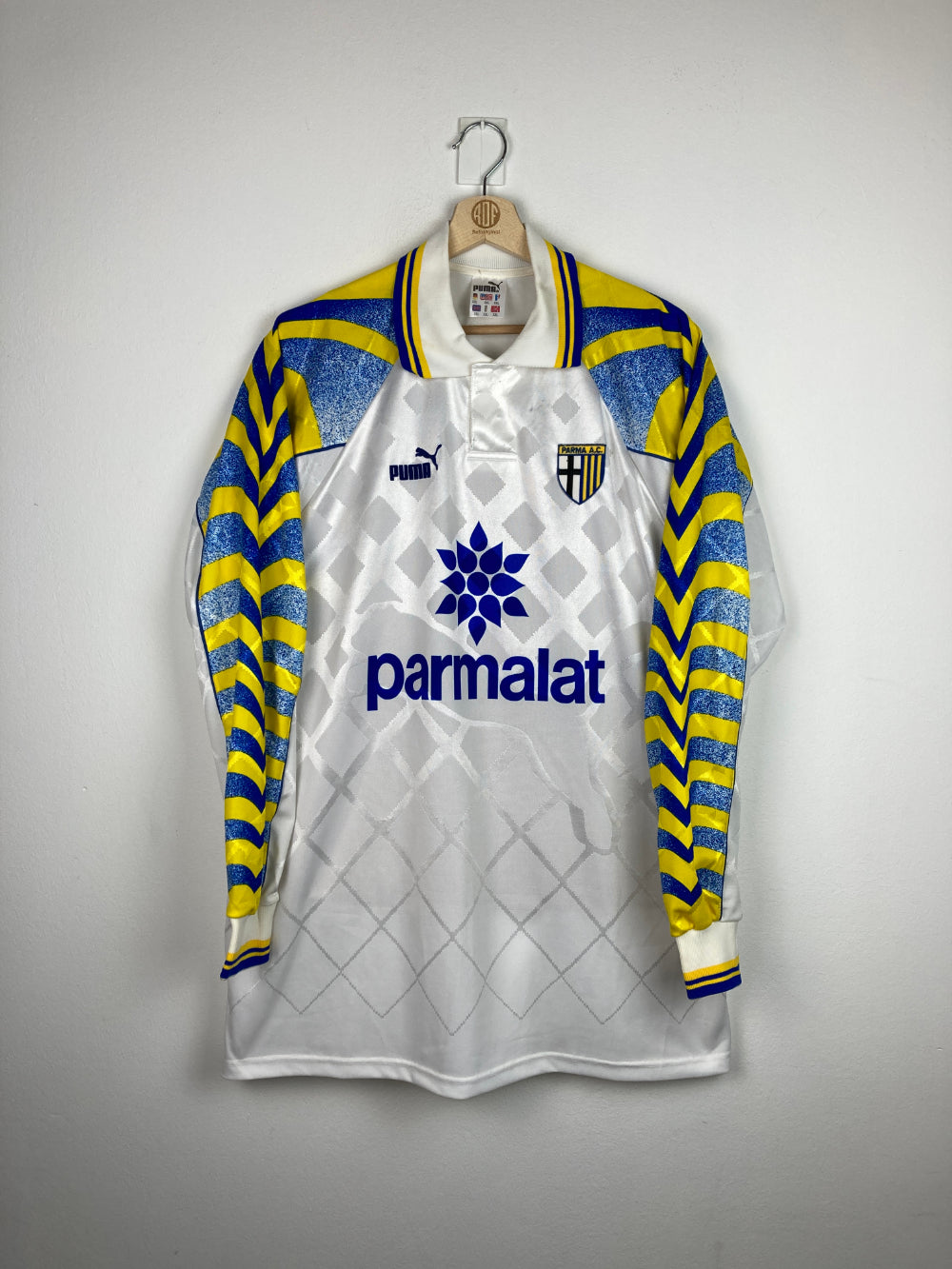 Original Parma Calcio 1913 *Player-Issue* Away Jersey 1996-1997 #20 Chiesa - XL