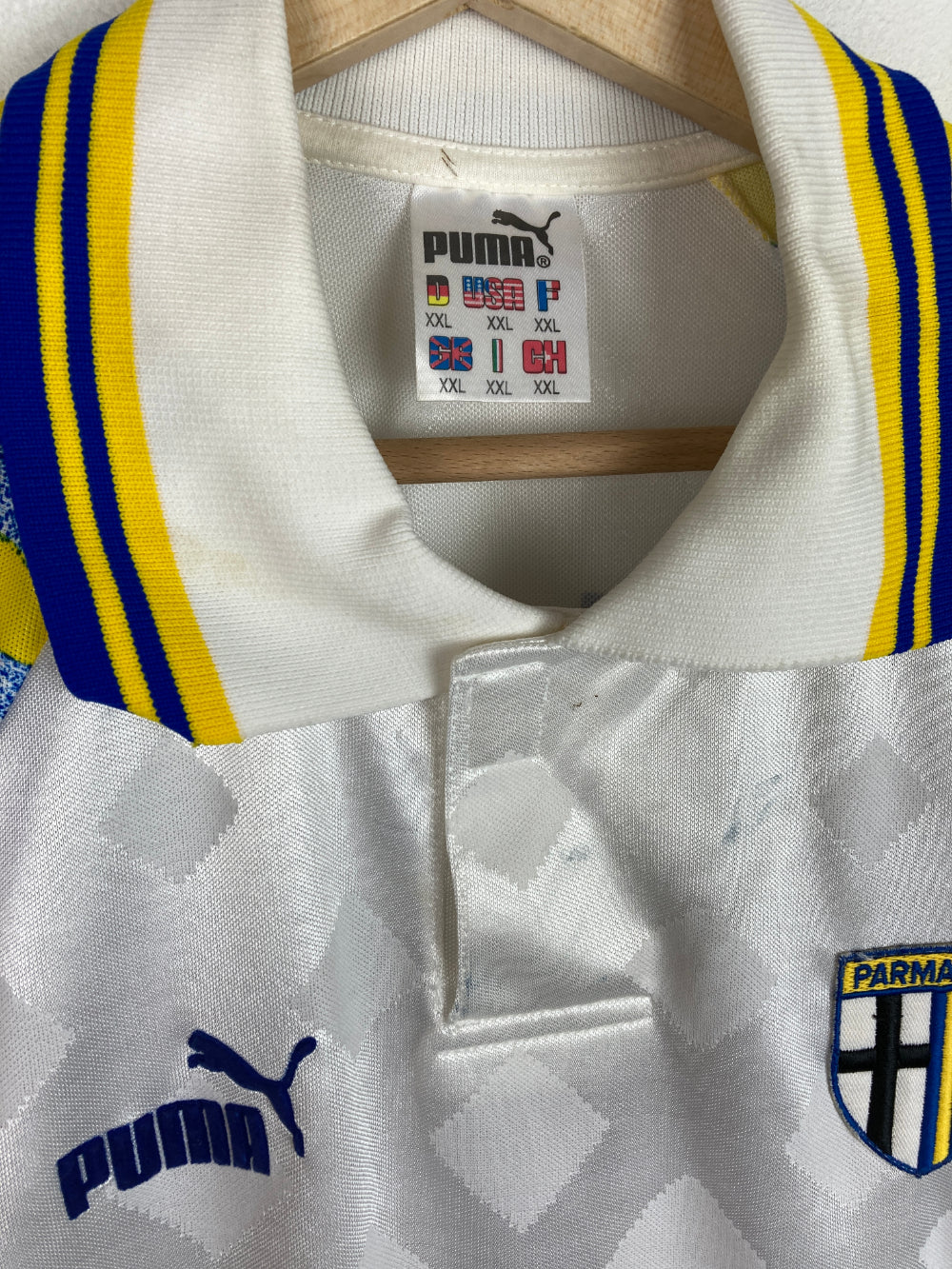 
                  
                    Original Parma Calcio 1913 *Player-Issue* Away Jersey 1996-1997 #20 Chiesa - XL
                  
                