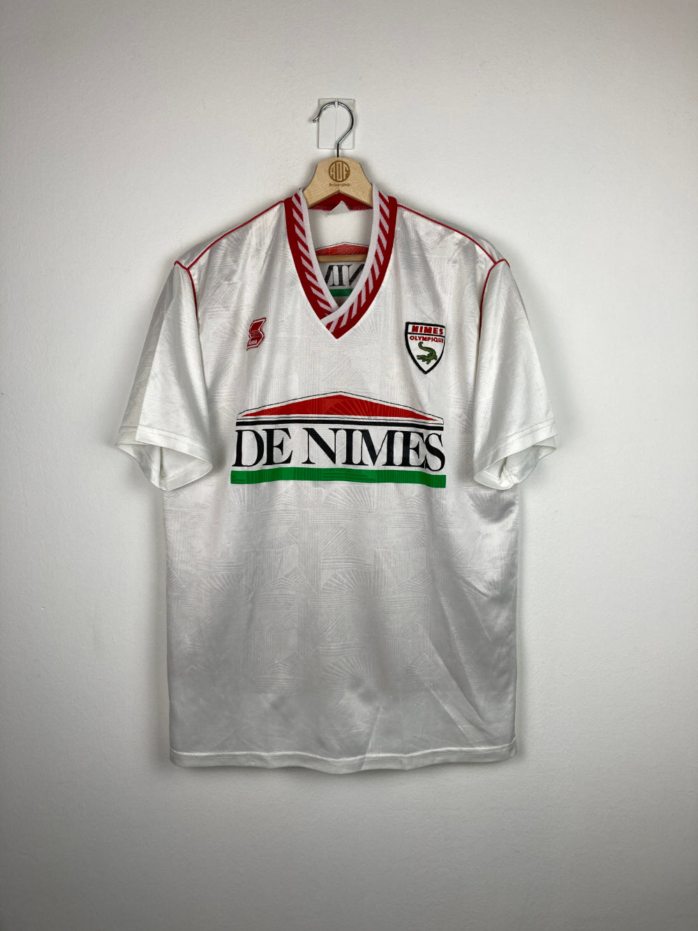 Original Nîmes Olympique *Match issued* Away Jersey 1992-1993 #2 - XL