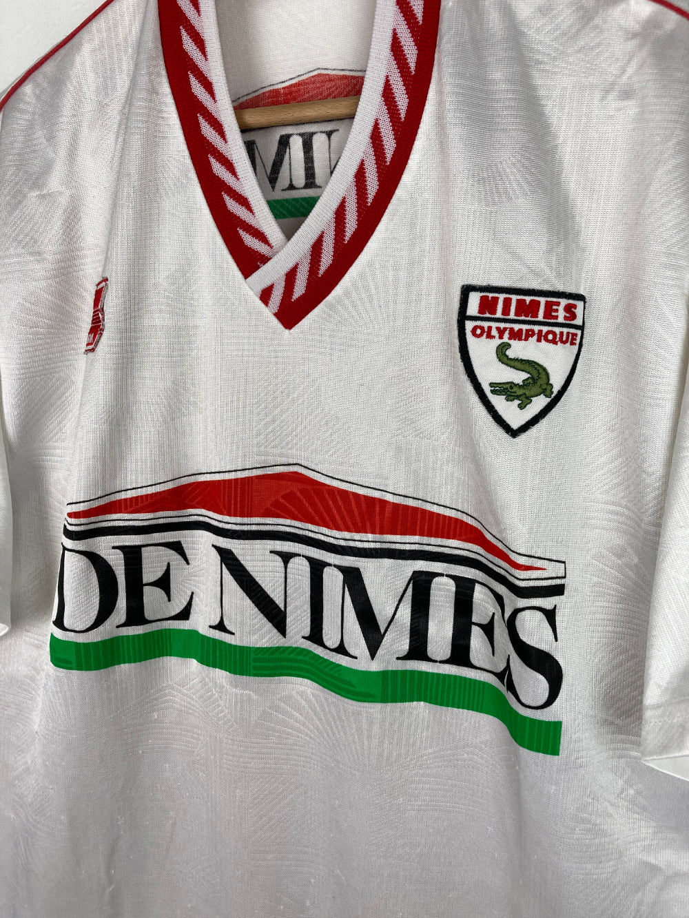 
                  
                    Original Nîmes Olympique *Match issued* Away Jersey 1992-1993 #2 - XL
                  
                