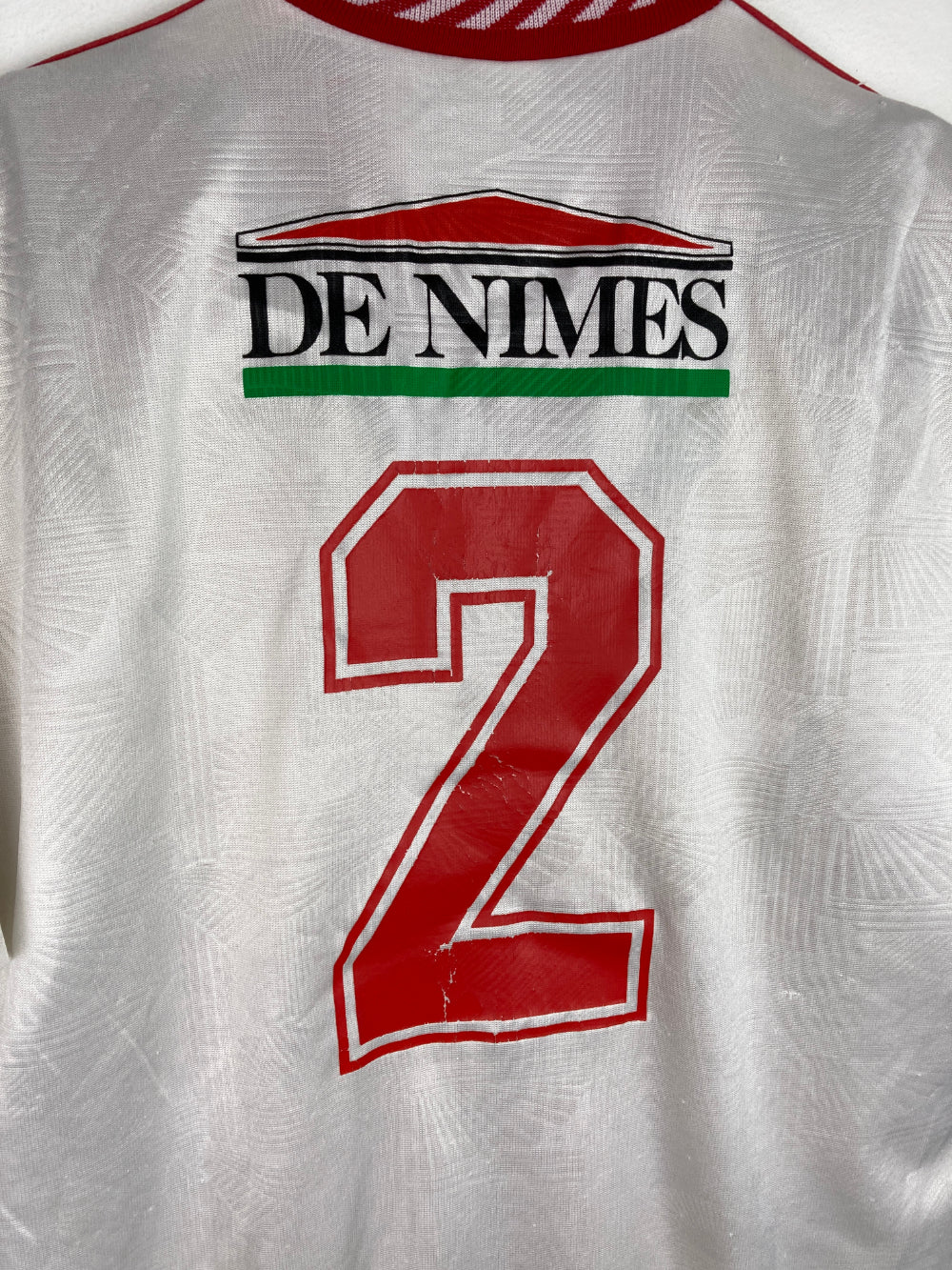 
                  
                    Original Nîmes Olympique *Match issued* Away Jersey 1992-1993 #2 - XL
                  
                