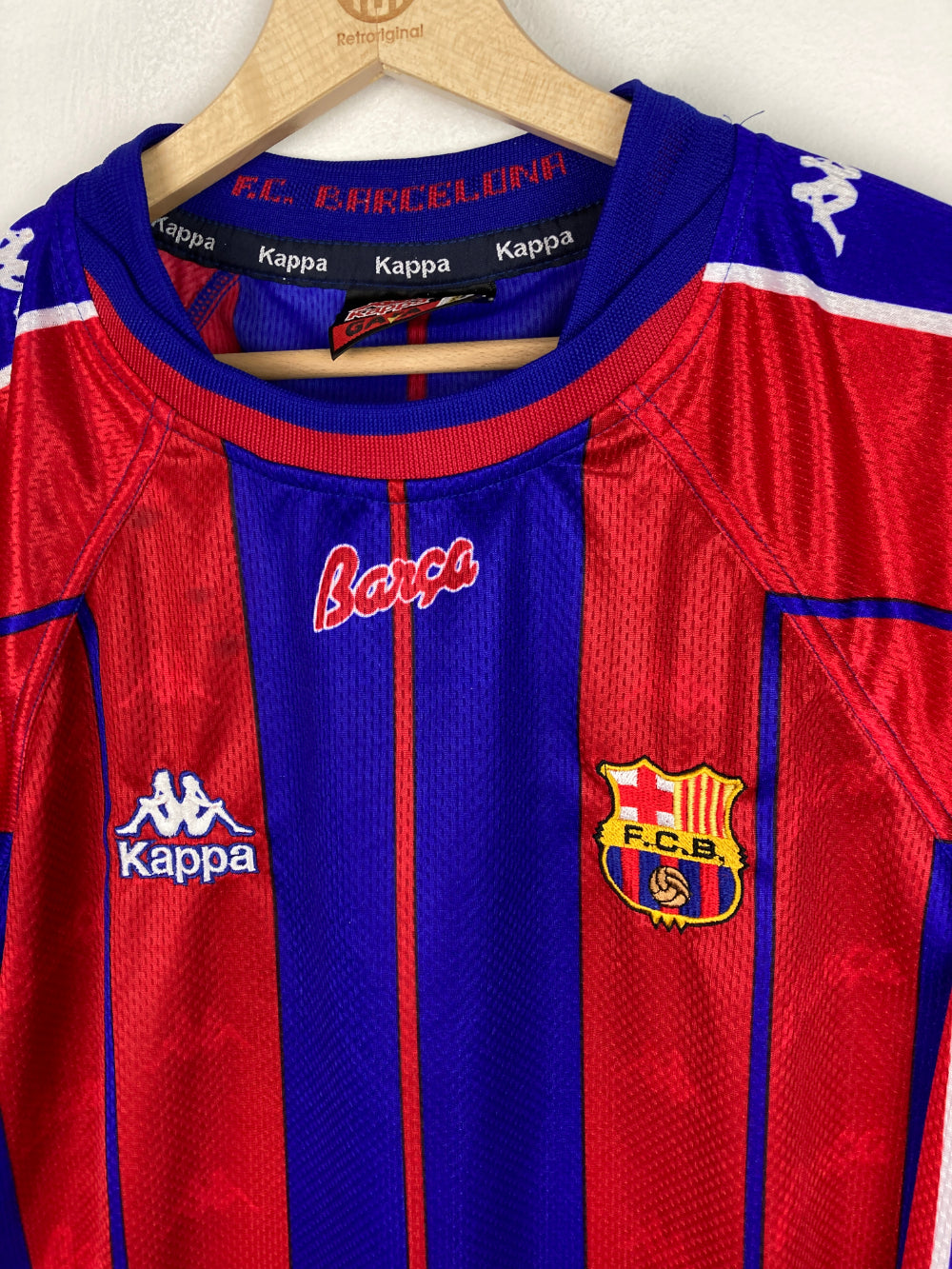 
                  
                    Original FC Barcelona *Match-issued* Home Jersey 1997-1998 #Sergi Barjuan  - XL
                  
                