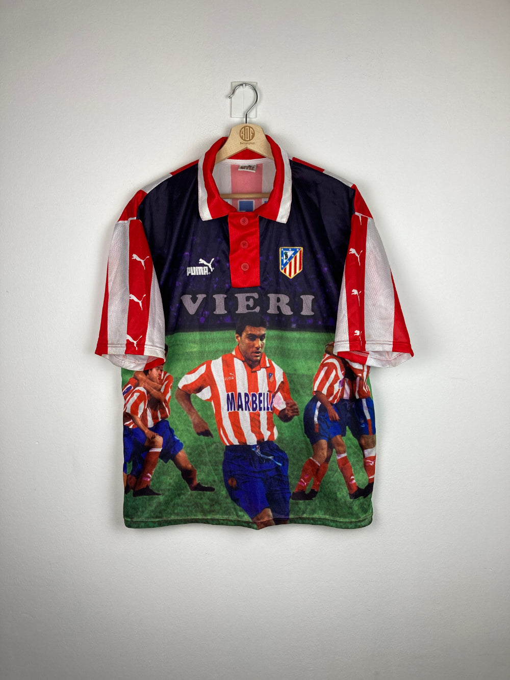 Original Atlético Madrid Special Jersey 1997-1998 #9 Vieri - L