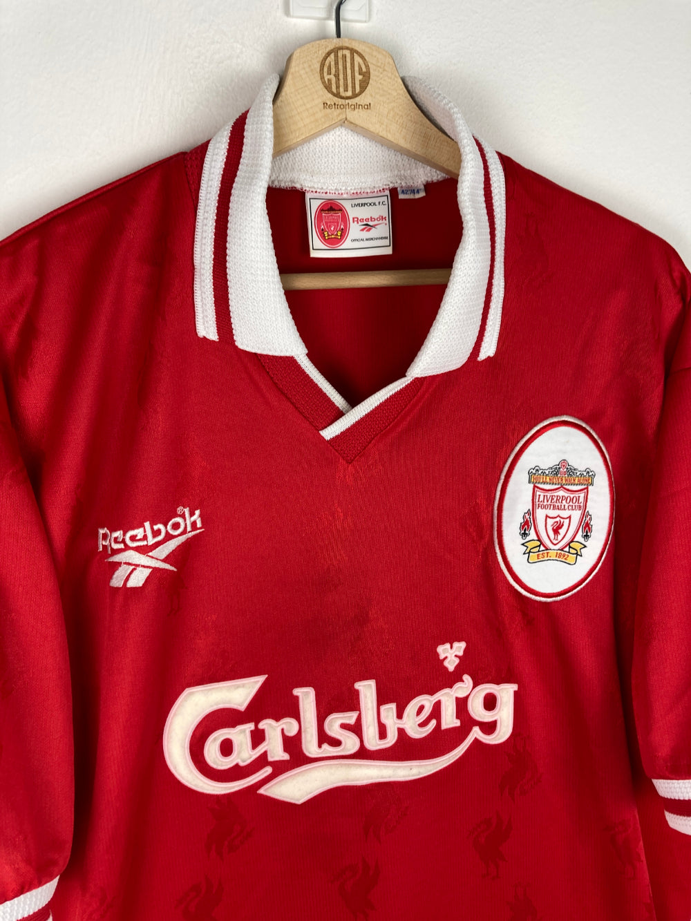 1996 98 Liverpool Home Shirt speedzone