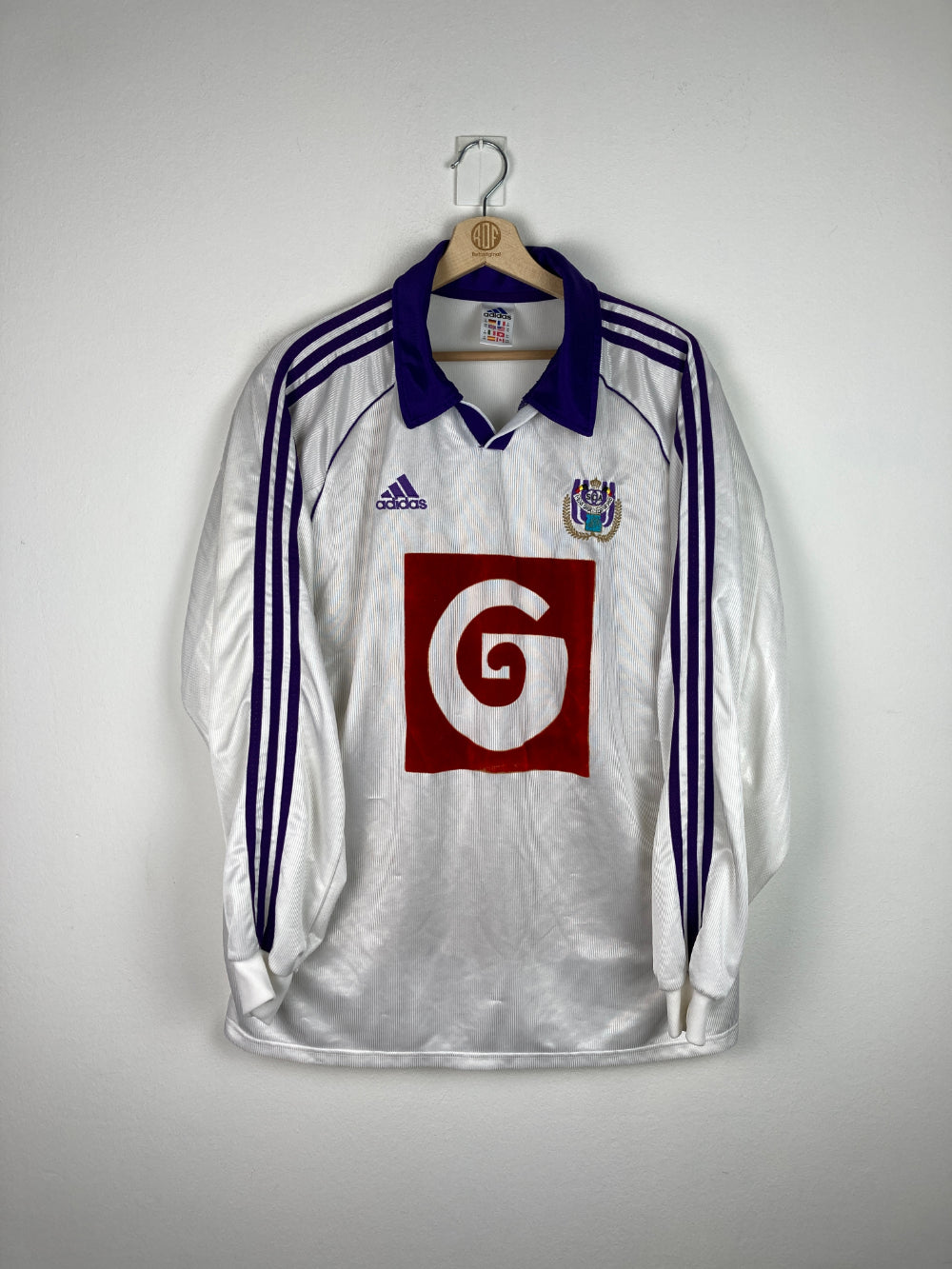 Original Anderlecht RSC *Matchworn* Home Jersey 1999-2000 #10 - XL