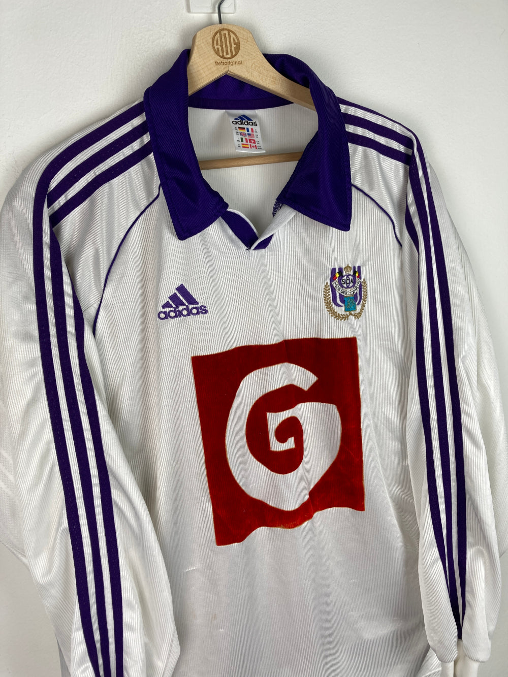 
                  
                    Original Anderlecht RSC *Matchworn* Home Jersey 1999-2000 #10 - XL
                  
                