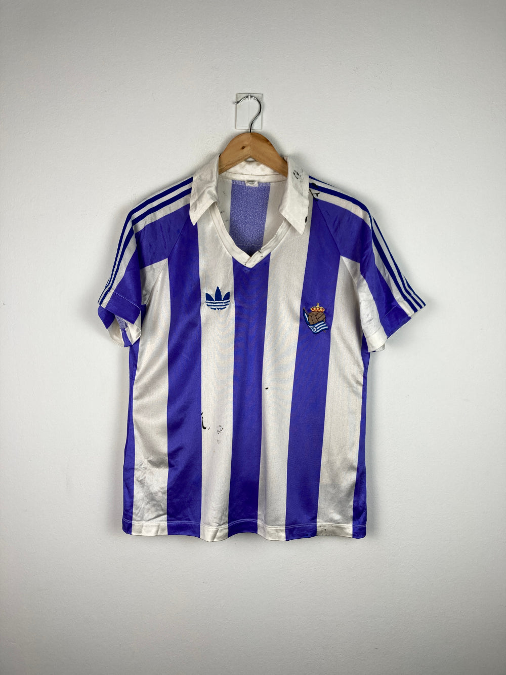 Original Real Sociedad *Matchworn* Home Jersey 1986-1987 #6 - L