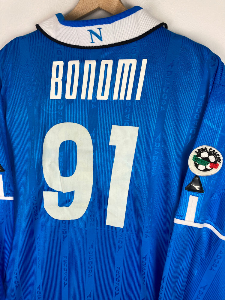 
                  
                    Original Napoli SSC *Match-issued* Home Jersey 1998-1999 #91 Bonomi - XXL
                  
                