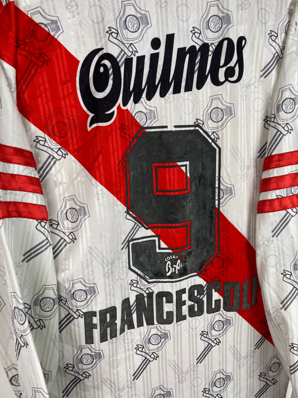 
                  
                    Original River Plate Home Jersey #9 Francescoli 1996-1998 - XL
                  
                