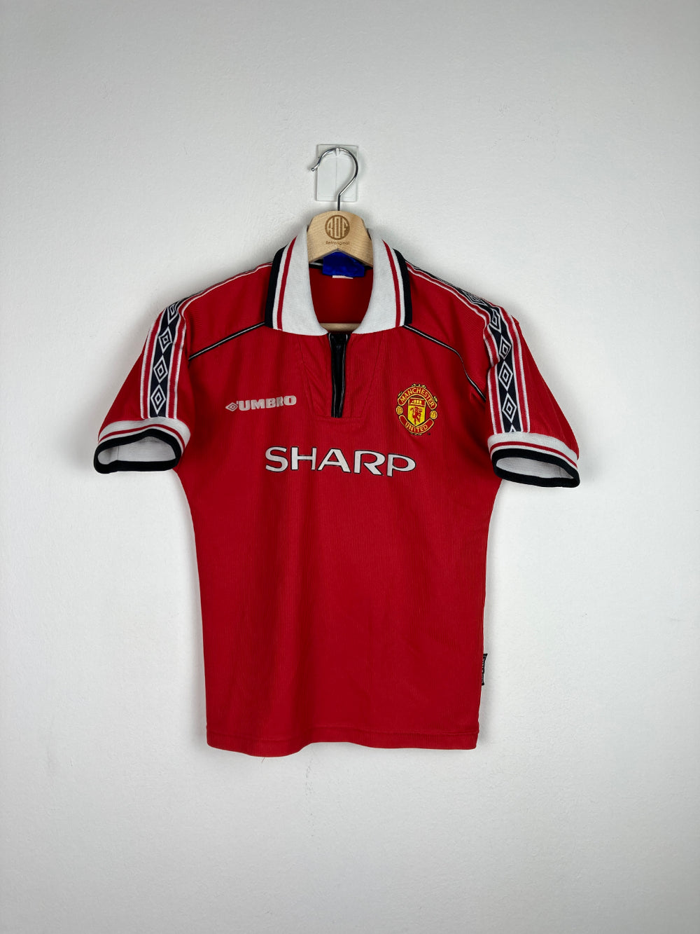 Original Manchester United FC Home Jersey 1998-2000 - Kids L