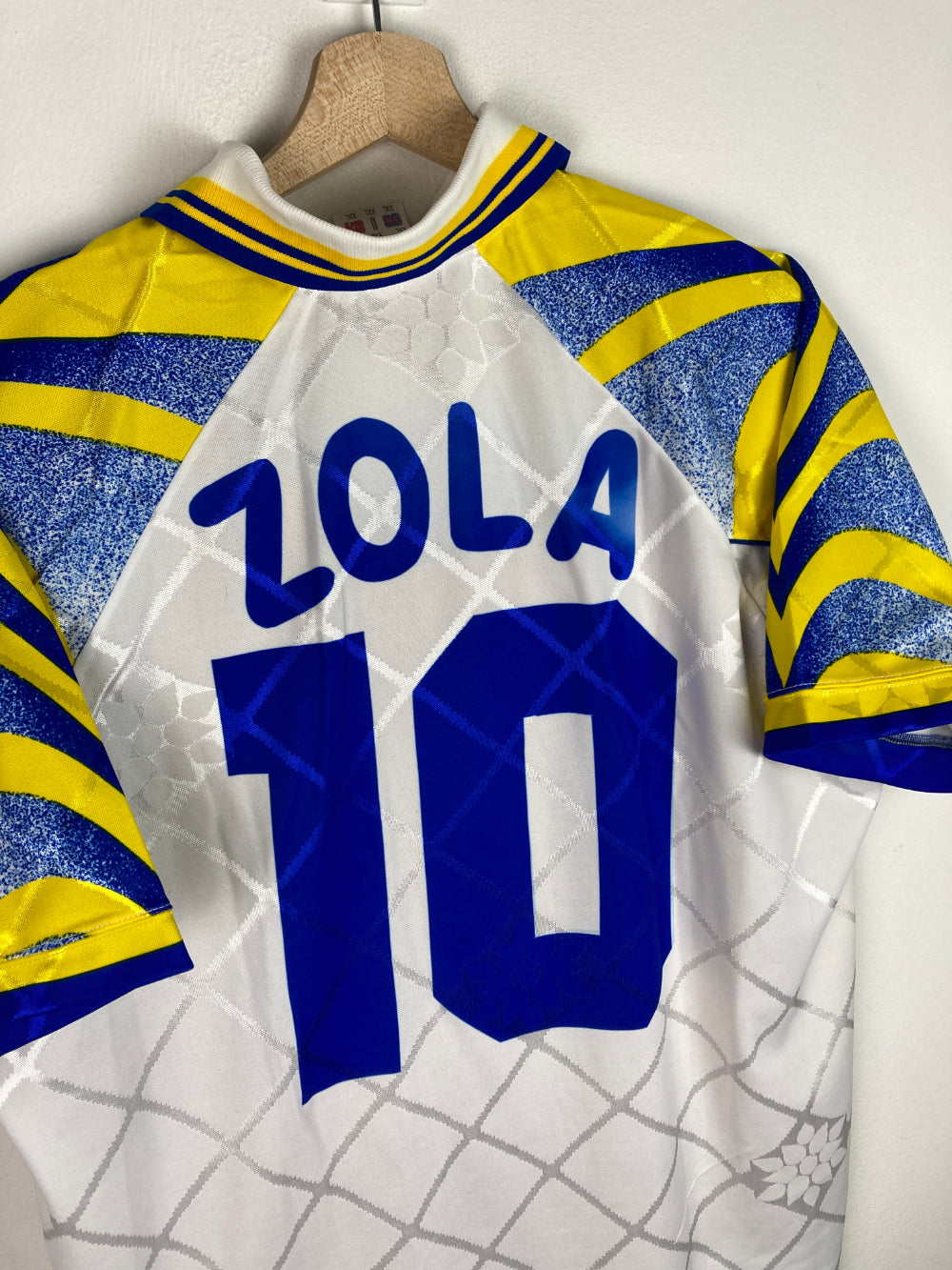 
                  
                    Original Parma Calcio 1913 Away Jersey 1995-1997 #10 Zola - XXL
                  
                