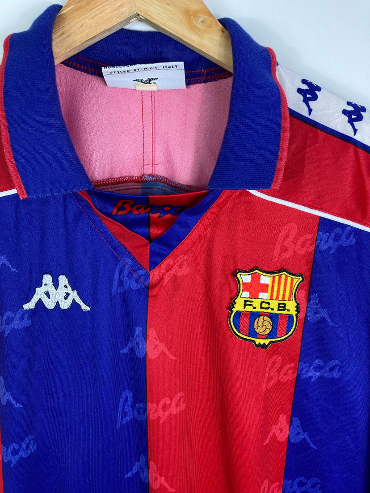 
                  
                    Original FC Barcelona Home Jersey 1992-1995 - XL
                  
                