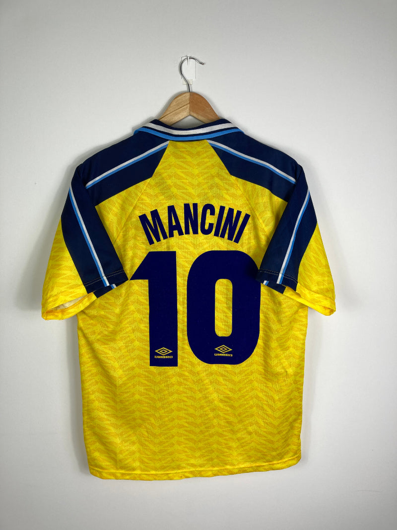 Original S.S. Lazio Third Jersey 1996-1997  #10 of Roberto Mancini- L