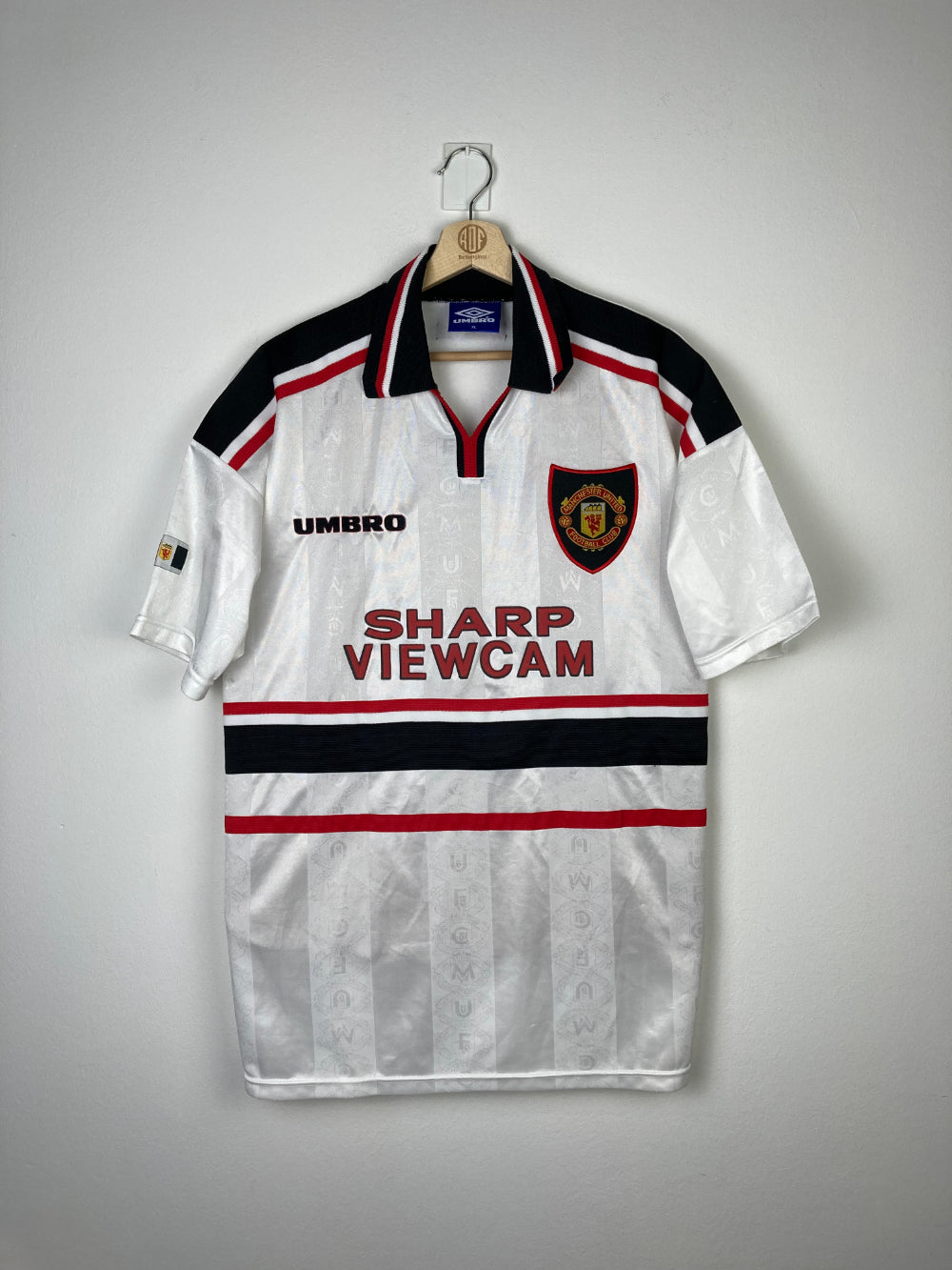 1993 1994 Manchester United Umbro home jersey Vintage Sharp Original L size