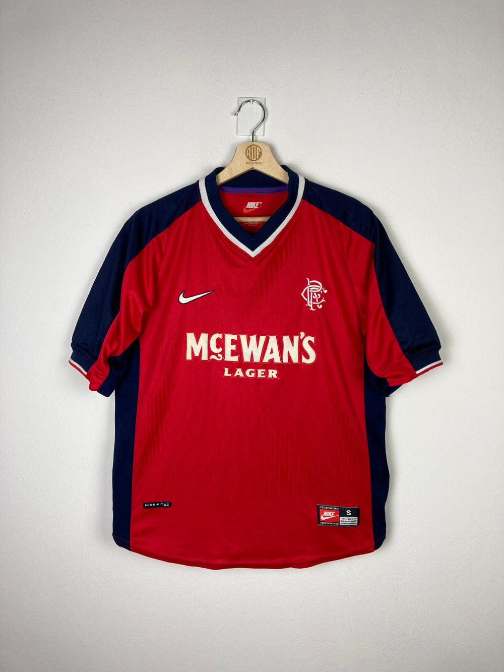 Original Rangers F.C. Away Jersey 1998-1999  #9 of Gordon Durie - S