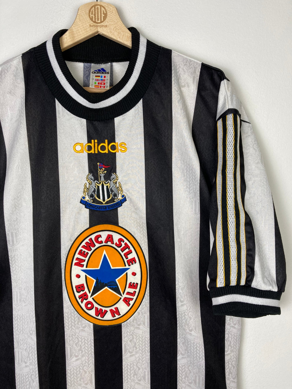 NEWCASTLE UNITED 1997-1999 HOME FOOTBALL SHIRT