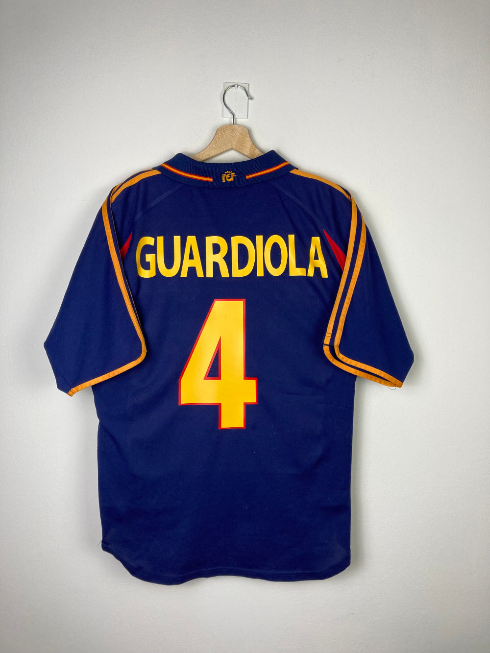 
                  
                    Original Spain Away Jersey 2000-2001 #4 of Guardiola - XL
                  
                