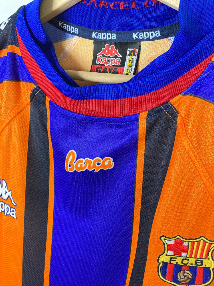 
                  
                    Original FC Barcelona Away Jersey 1997-1998 #11 of Rivaldo - XL
                  
                