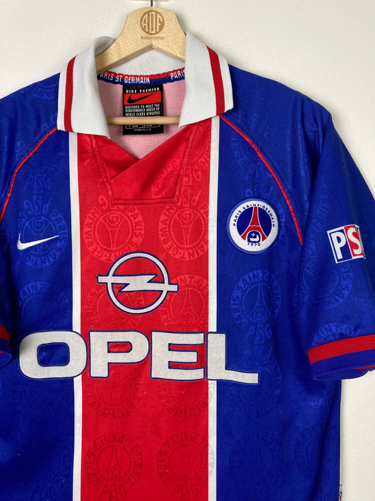 Original PSG Home Jersey *Player-Issue* 1995-1996 #19 of Jérôme Leroy –  RetrOriginalFootball