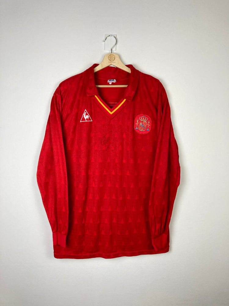 
                  
                    Original Spain *Matchworn* Home Jersey 1988 #2 of Tomás Reñones - XL
                  
                