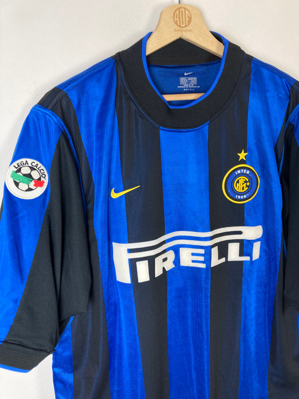 Original Inter Milan *Matchworn* Home Jersey 2000-2001 #10 of Clarence ...