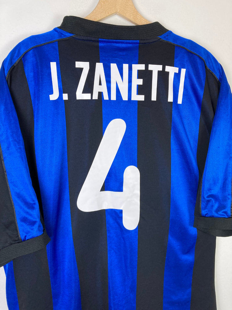 
                  
                    Original Inter Milan Home Jersey 2000-2001 #4 of Javier Zanetti - XXL
                  
                