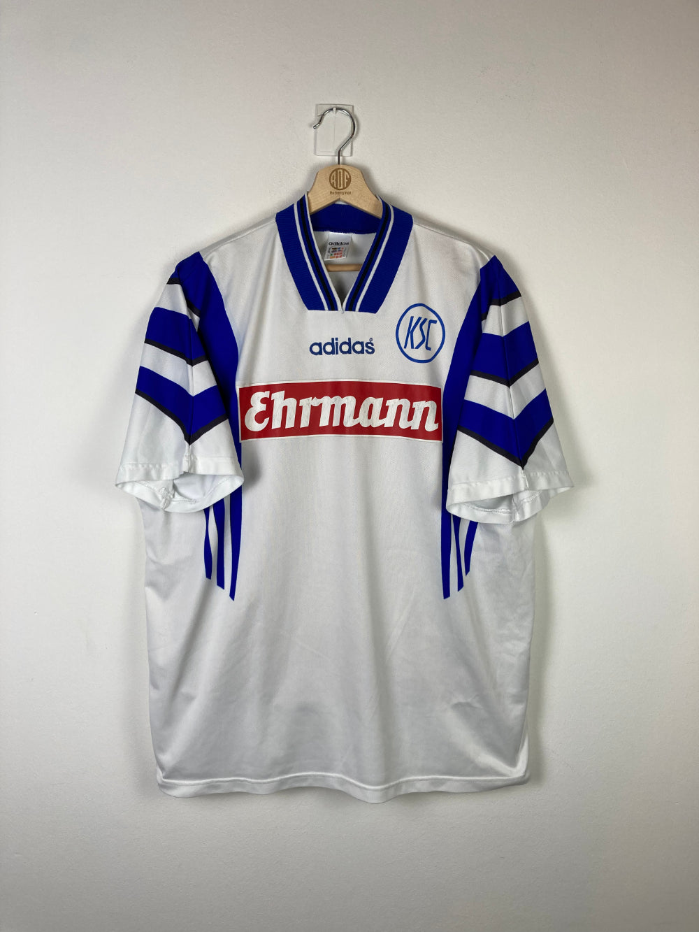 
                  
                    Original Karlsruher *Match-Isued* Home Jersey 1992-1994 #15 - XL
                  
                