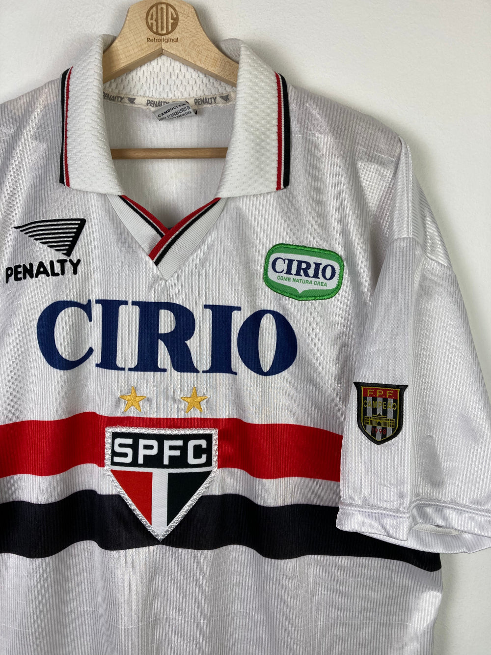 
                  
                    Original São Paolo F.C. Home Jersey 1998 #10 - XL
                  
                