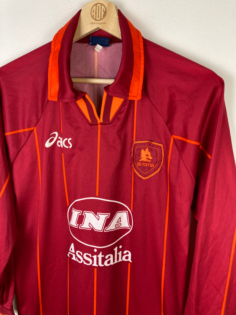 
                  
                    Original AS Roma Home Jersey 1995-1996 - Kids XL
                  
                