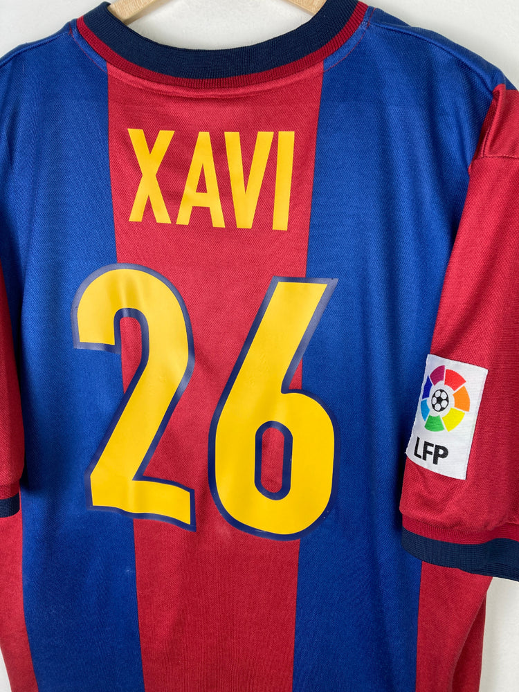 
                  
                    Original FC Barcelona Home Jersey 1998-2000 #26  Xavi  - XL
                  
                