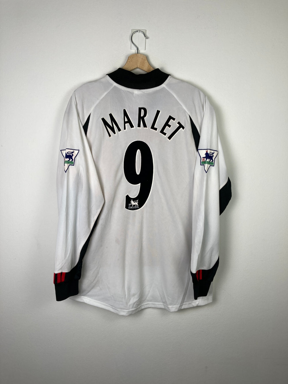 Original Fulham F.C. *Matchworn* Home Jersey 2001-2002 #9 of Steve Marlet - XL