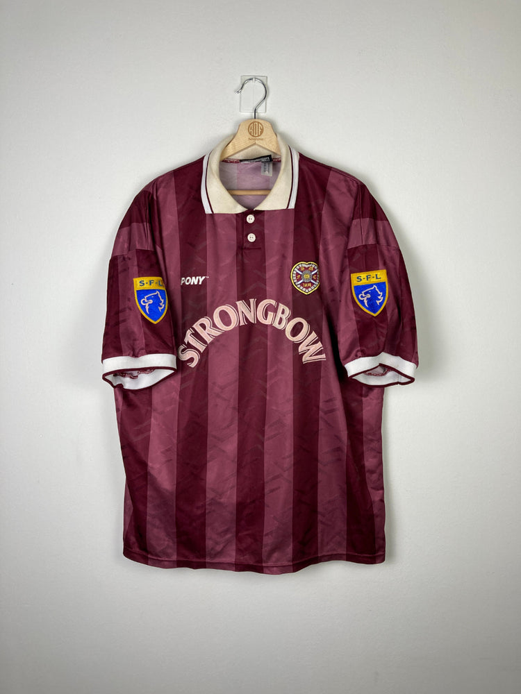 
                  
                    Original Hearts *Matchworn* Home Jersey 1995-1997 #6 - XL
                  
                