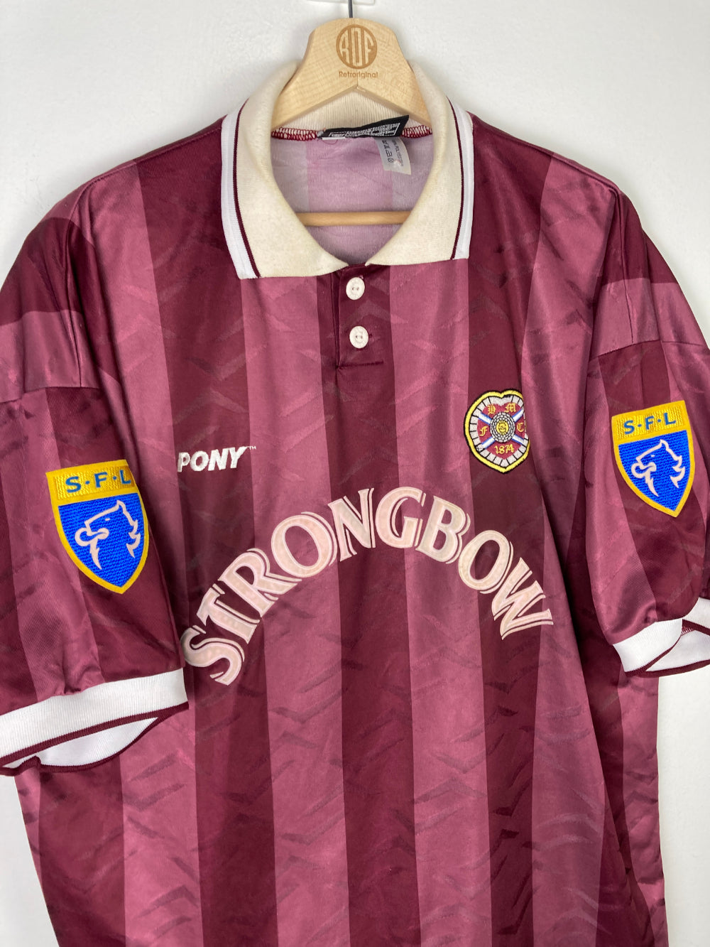 
                  
                    Original Hearts *Matchworn* Home Jersey 1995-1997 #6 - XL
                  
                