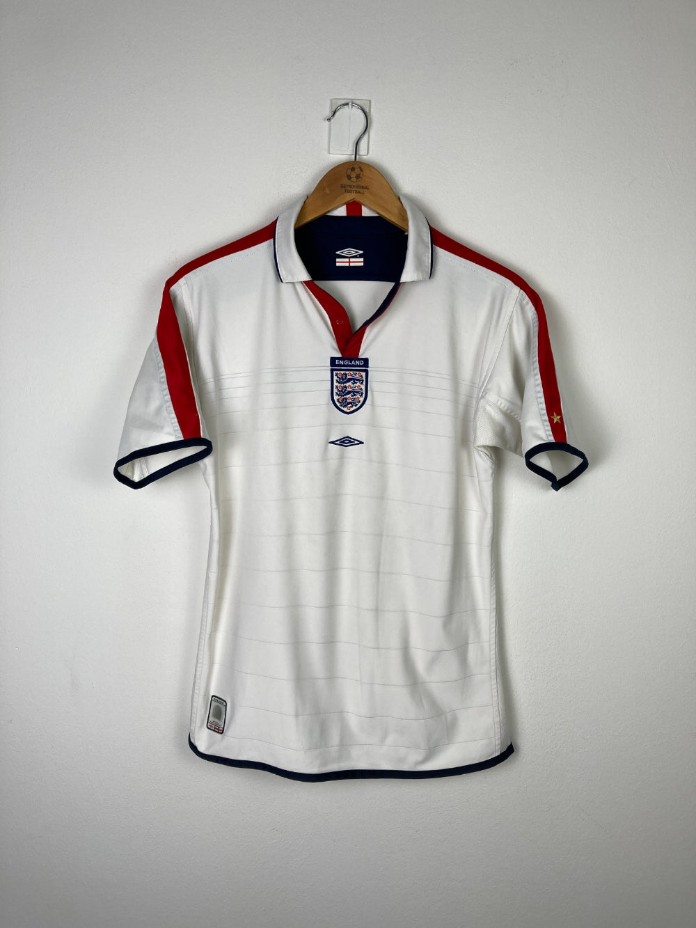 
                  
                    Original England Home Jersey 2003-2004- Kids XL
                  
                